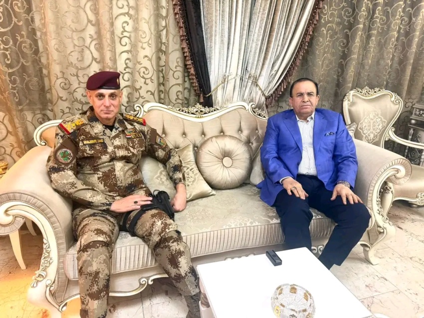 رئيس جهاز مكافحة الإرهاب يبحث مع رئيس الجهاز الأسبق سبل تطوير الأداء وتعزيز القدرات - جهاز مكافحة الإرهاب - زيد حوشي الموسوي - طالب شغاتي الكناني - العراق - Counter-Terrorism Service - Zaid Hawshi Al-Mousawi