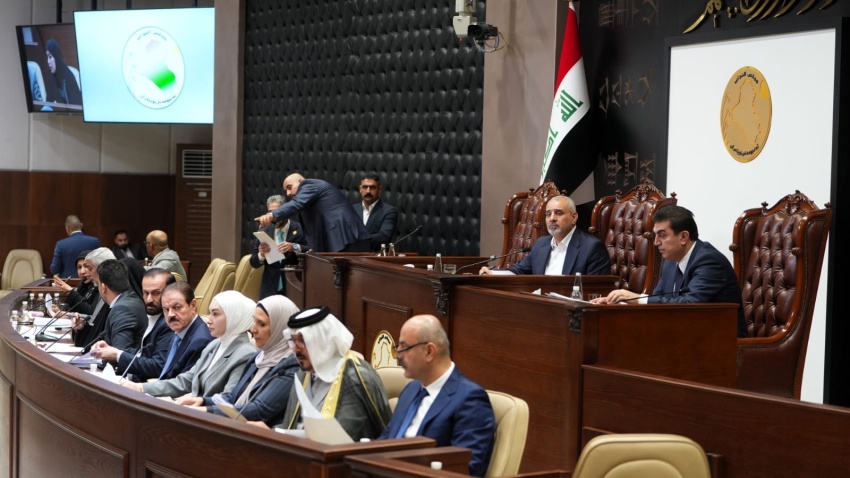 مجلس النواب يفتتح أعمال جلسته الثامنة عشرة برئاسة فيحان الدليمي - مجلس النواب - عدنان فيحان الدليمي - الجلسة الثامنة عشرة - الدورة الانتخابية السادسة - Iraqi Parliament - Adnan Faihan