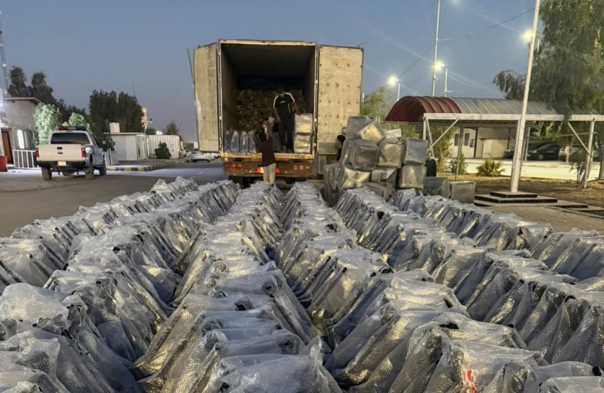 ضبط شحنة دراجات نارية ممنوعة أُعدت للتهريب في منفذ زرباطية الحدودي - منفذ زرباطية - مكافحة التهريب - الشرطة الكمركية - الأمن الحدودي - Zurbatiyah Crossing - Anti-Smuggling