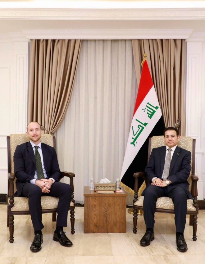 العراق والنرويج يبحثان تعزيز التعاون الأمني والاستقرار الإقليمي - الأمن القومي - العلاقات الثنائية - التعاون الأمني - الحكومة العراقية - النرويج - National Security